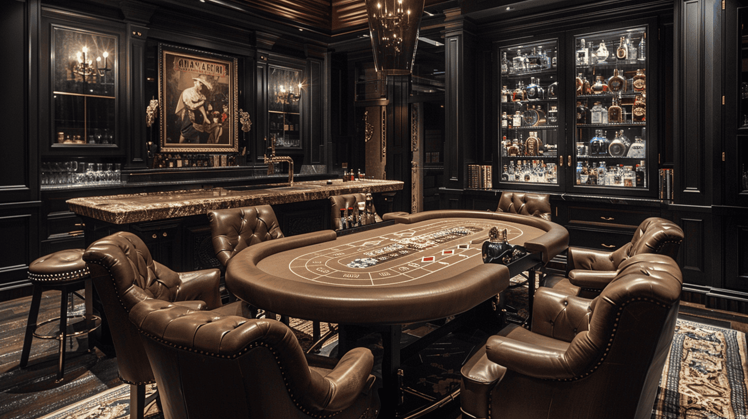 Designing the Ultimate Man Cave Poker Room at Home